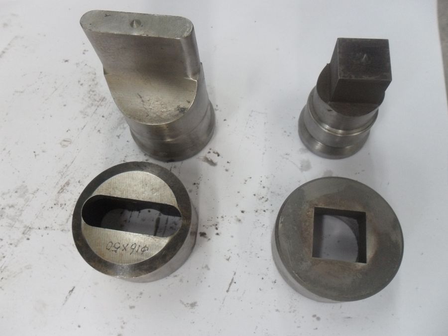 Oblong and square punches